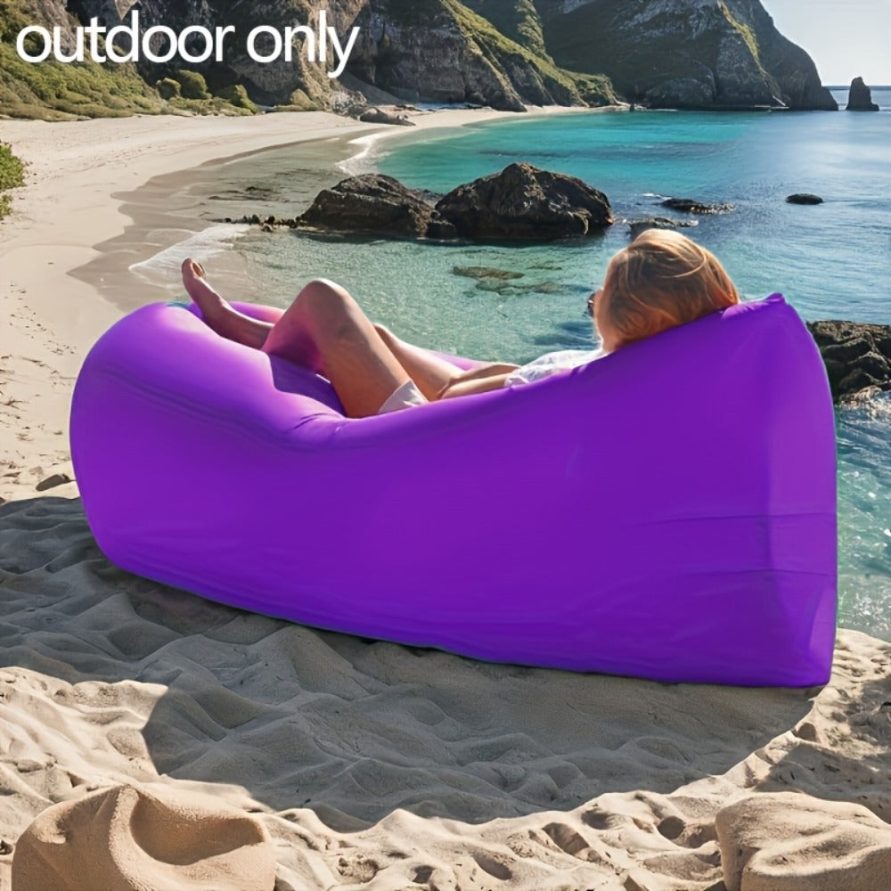 AirLounge™ Opblaasbare Ligbank – Ultiem Buiten Comfort | Geen Pomp Nodig
