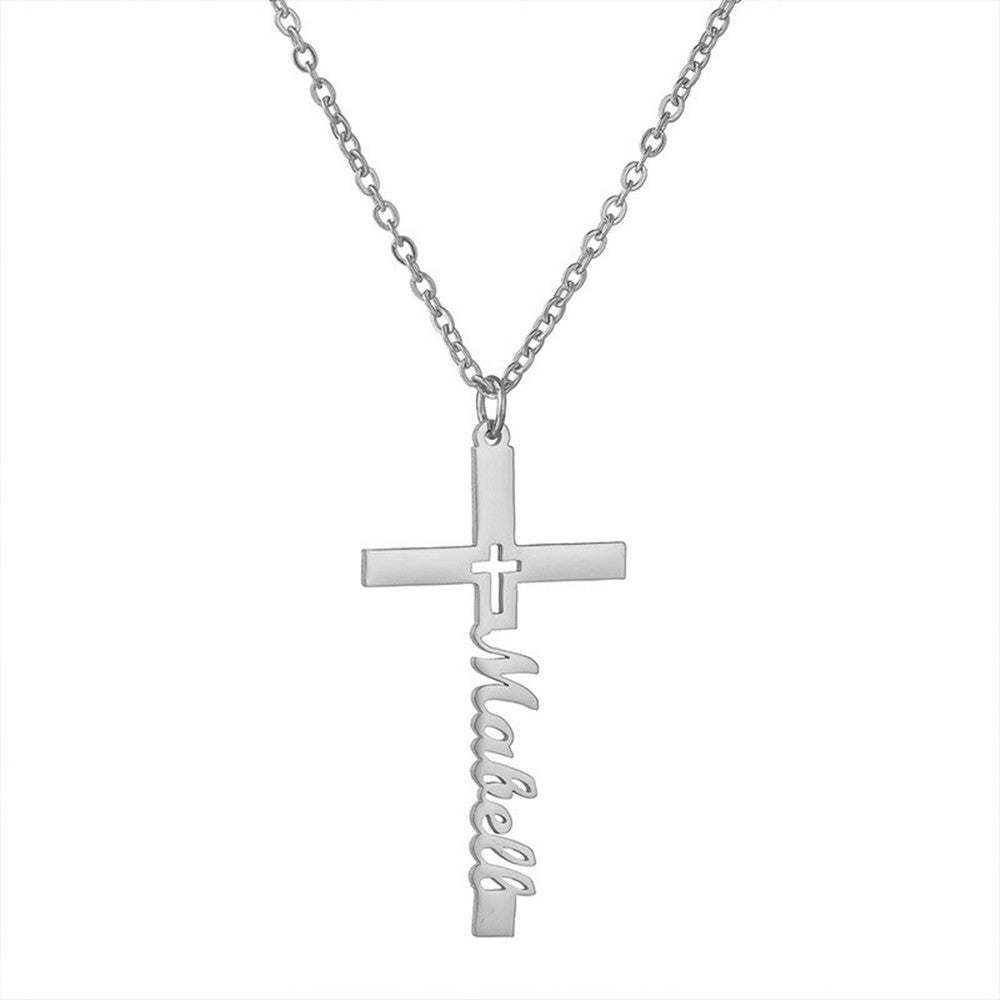 NicheStyle- Kruis Hanger NaamKetting