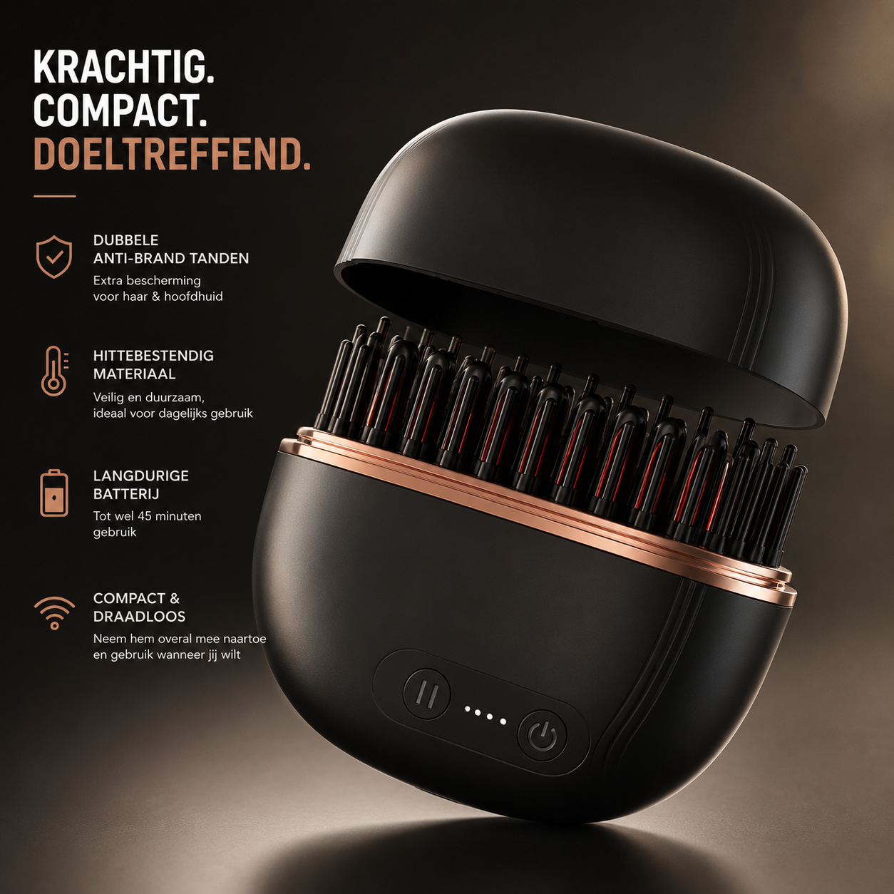 PocketGlow™ Stijlborstel