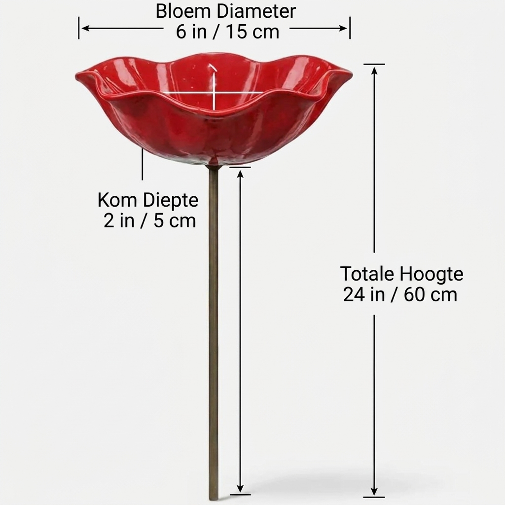 Rosebloom™ Vogelvoederreservoir