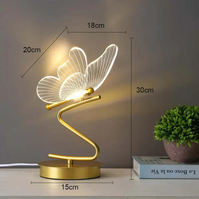 LumiFlair™ Moderne Vlinder Tafellamp