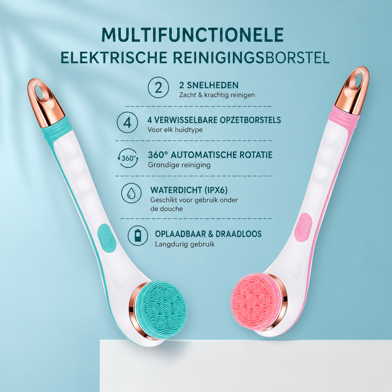 GlowSpa™ 5-in-1 Lichaamsborstel