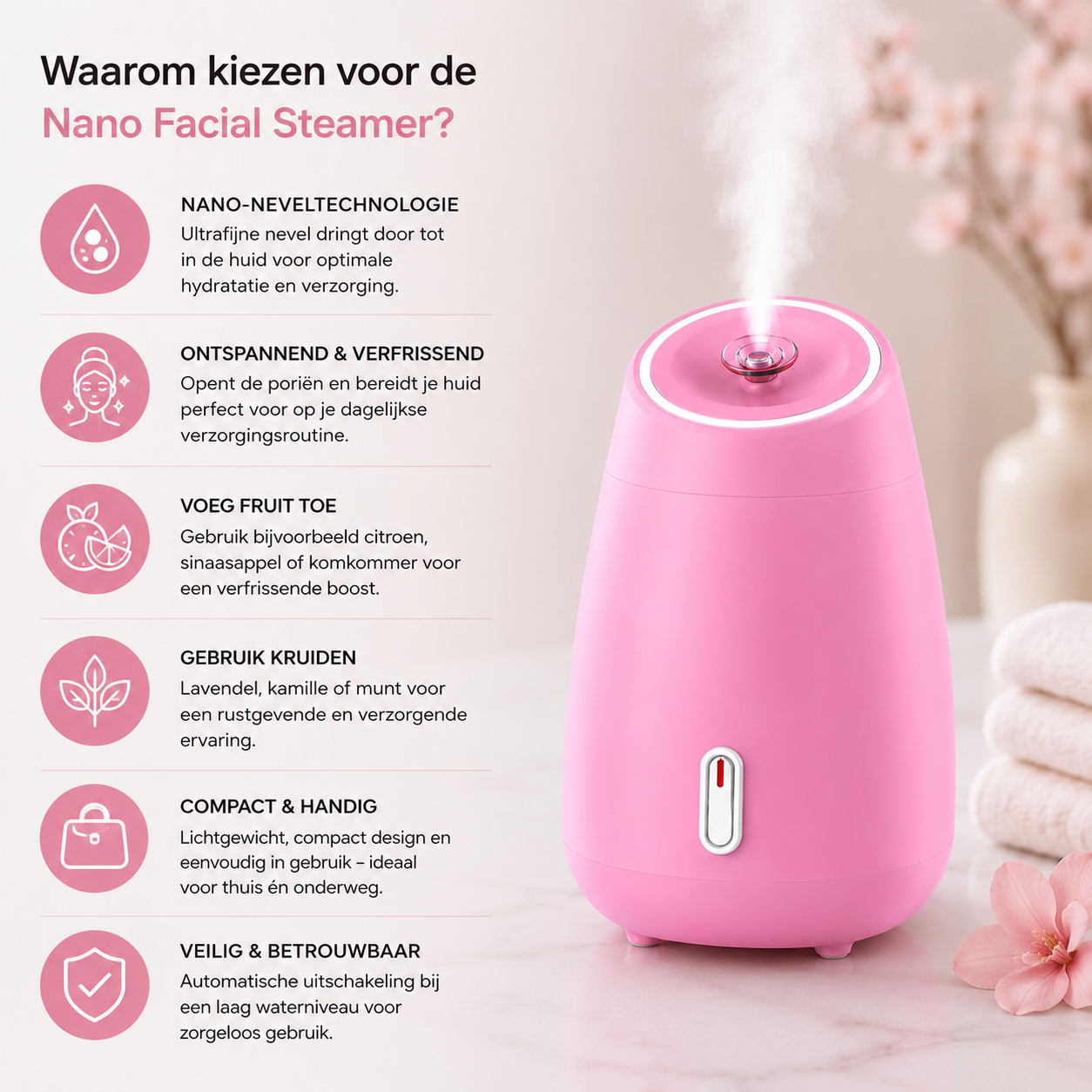 Nano Facial Steamer