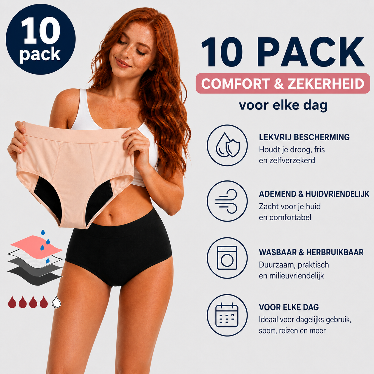 Cycle Complete - 10 Pack Menstruatieslips