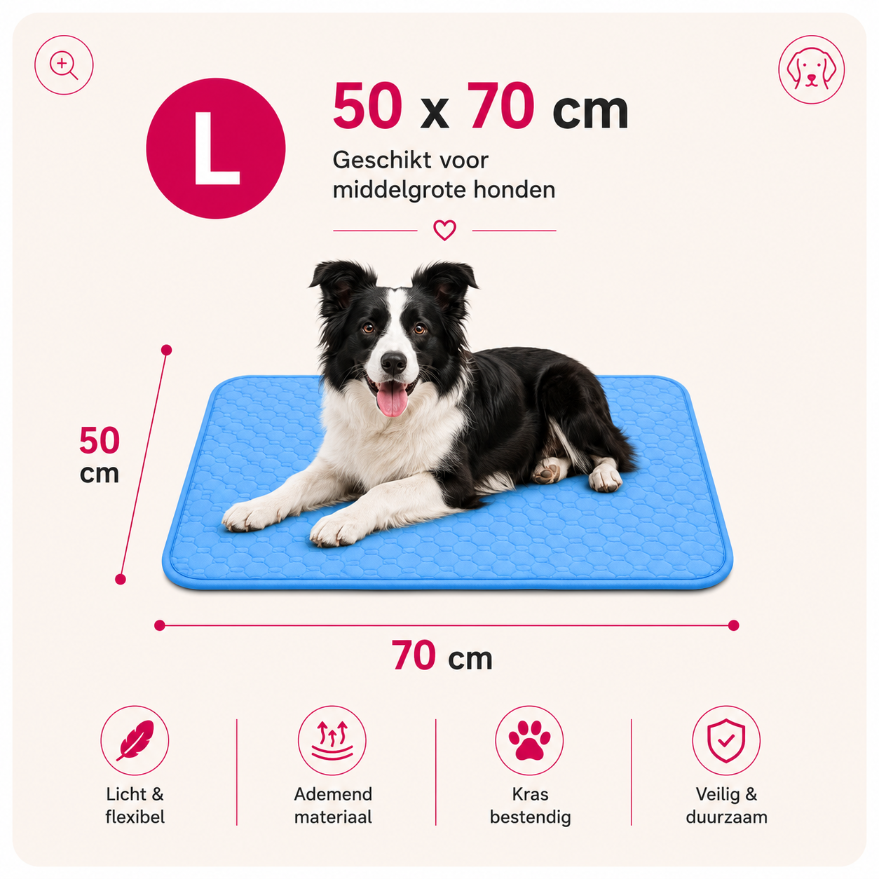 CoolBuddy® – De verkoelende mat met Ice Silk-technologie