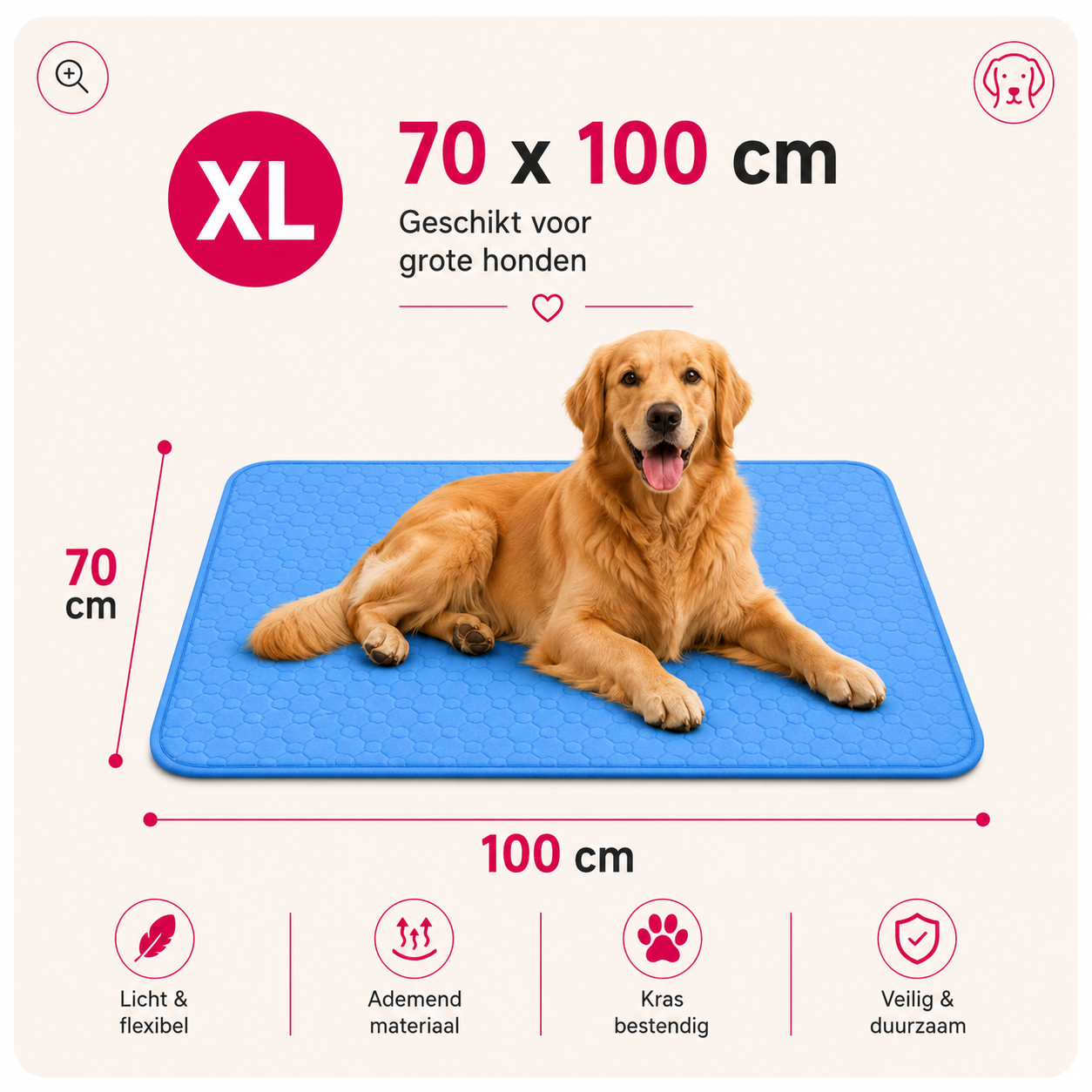 CoolBuddy® – De verkoelende mat met Ice Silk-technologie