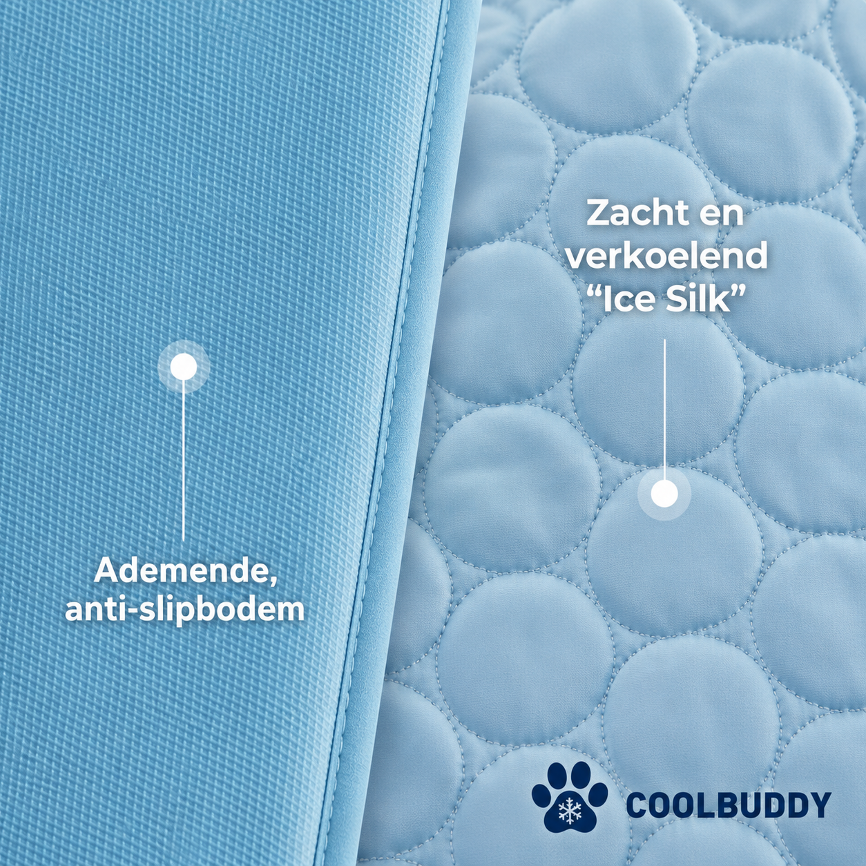 CoolBuddy® – De verkoelende mat met Ice Silk-technologie