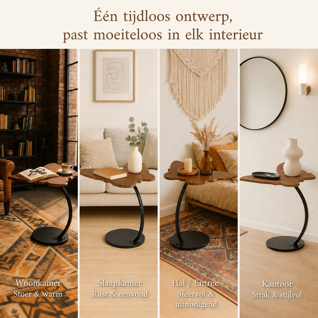 ButterflyNest™ Bijzettafel – Elegante Vlindertafel voor een Stijlvol Interieur