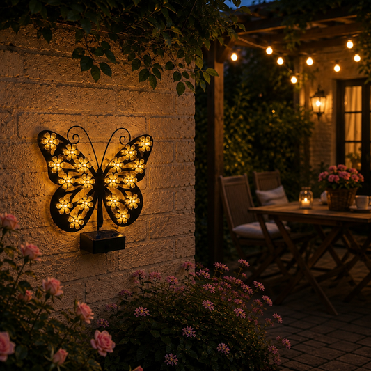 ButterflyBloom™ Solar Wandlamp