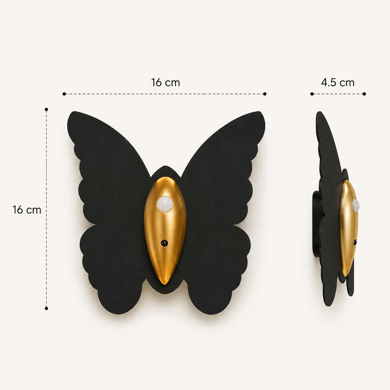 ButterflyLume™ | Draadloze Vlinder Wandlamp met Bewegingssensor