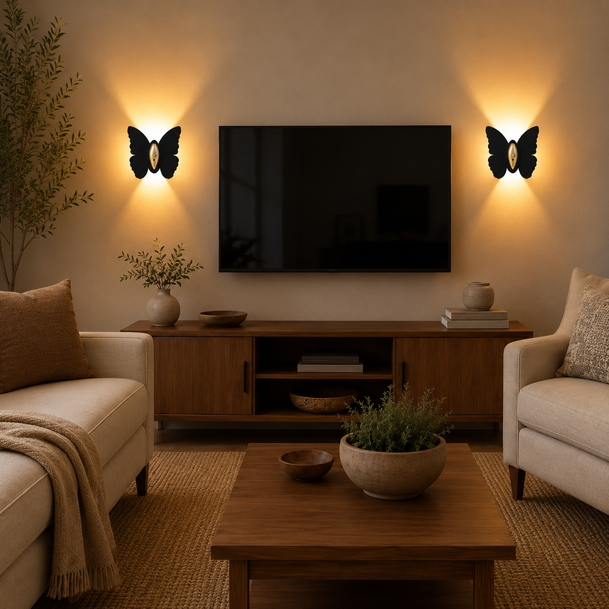 ButterflyLume™ | Draadloze Vlinder Wandlamp met Bewegingssensor