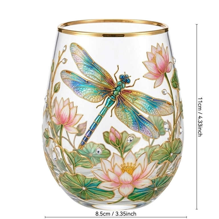 NatureArt™ Botanische Drinkglazen – Uniek Kunstwerk in Glas