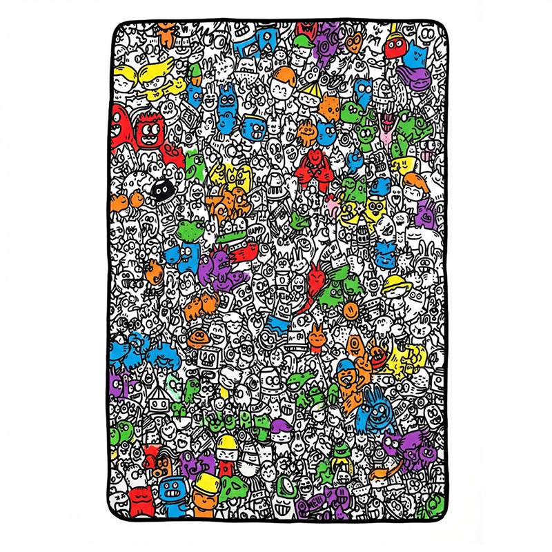 ColorCuddle™ – 2-in-1 Kleurmat & Zachte Deken