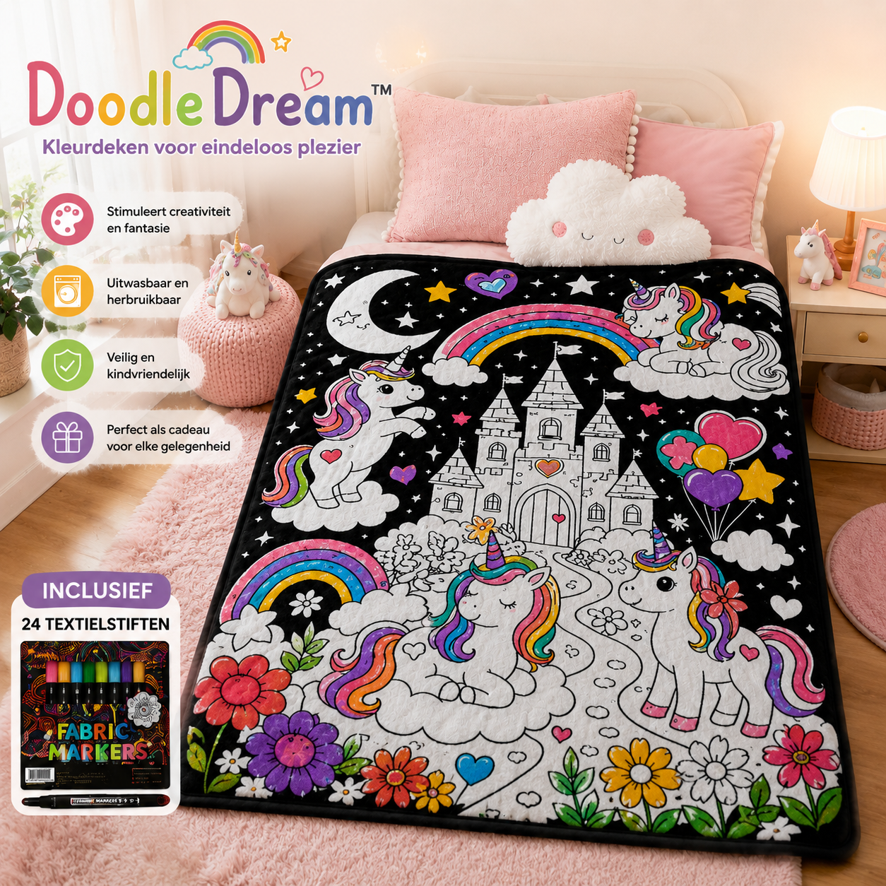 DoodleDream™ Kleurdeken