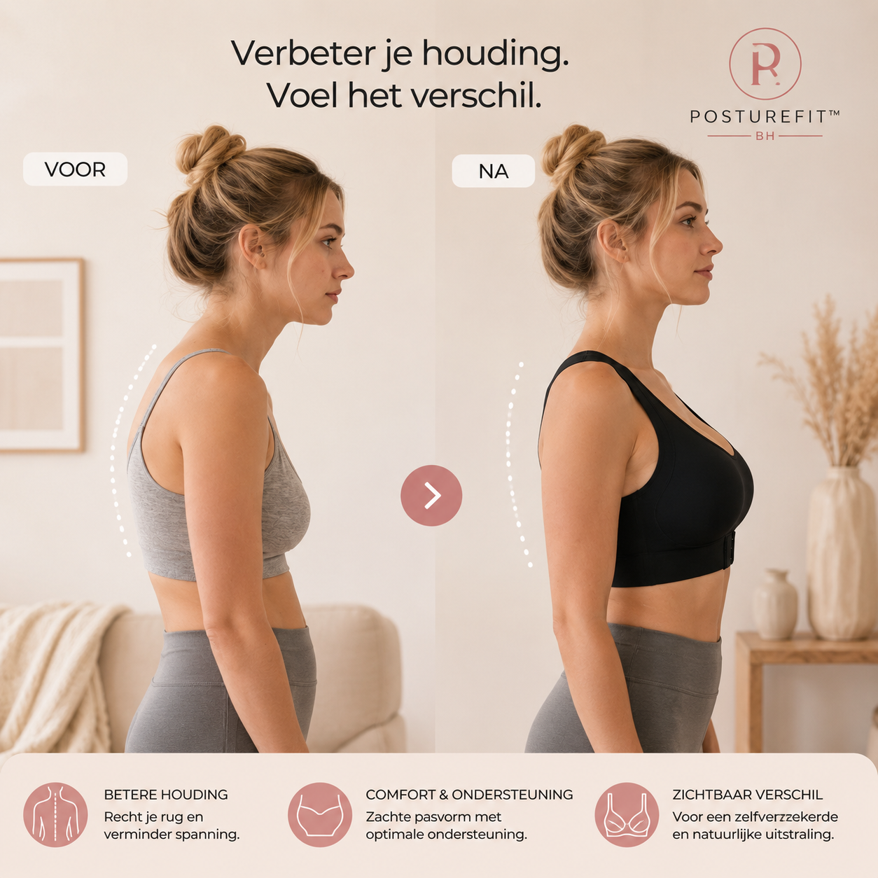 PostureFit™ – Houdingscorrigerende Comfort-BH