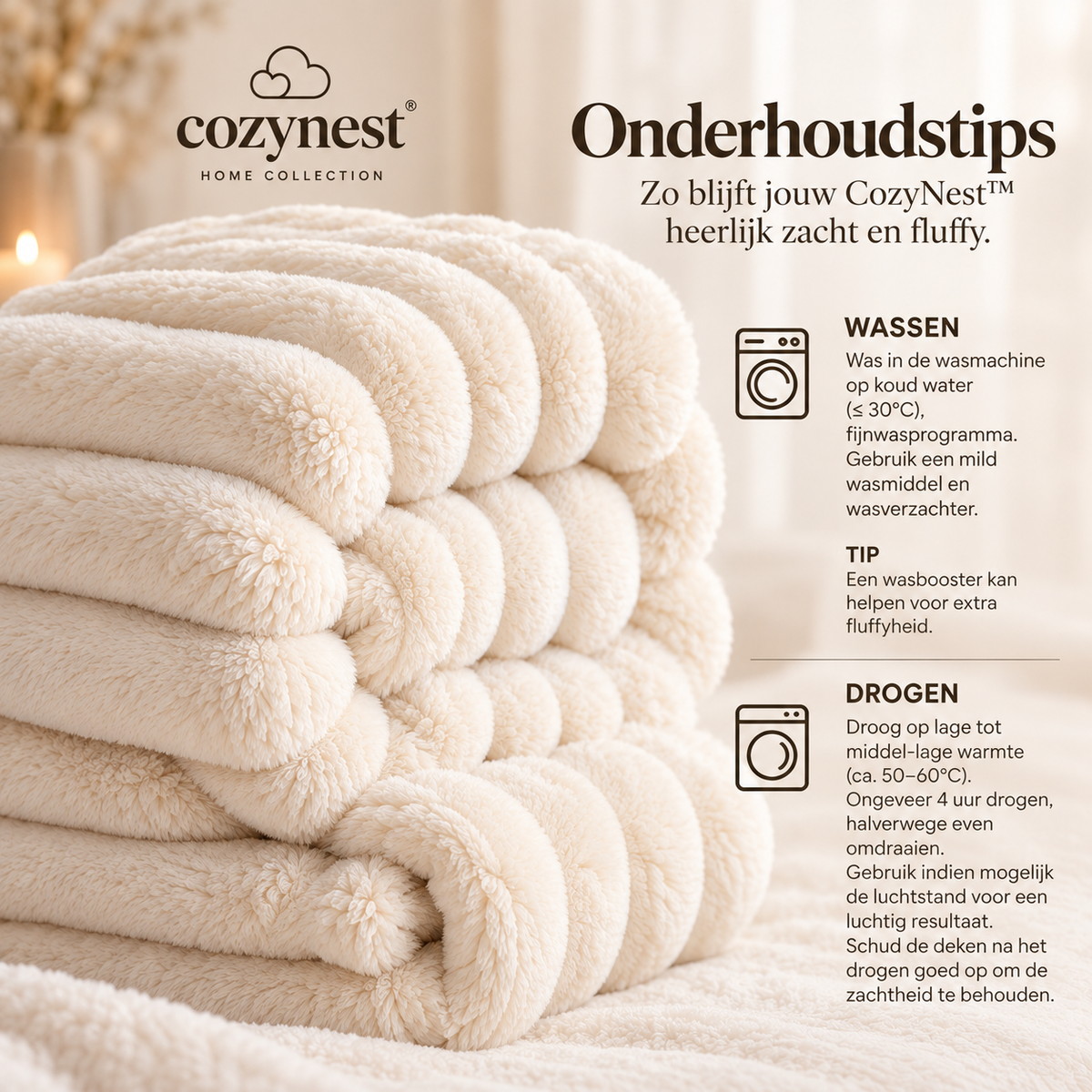 CozyNest Luxe Faux-Rabbit-Fur Bedsprei