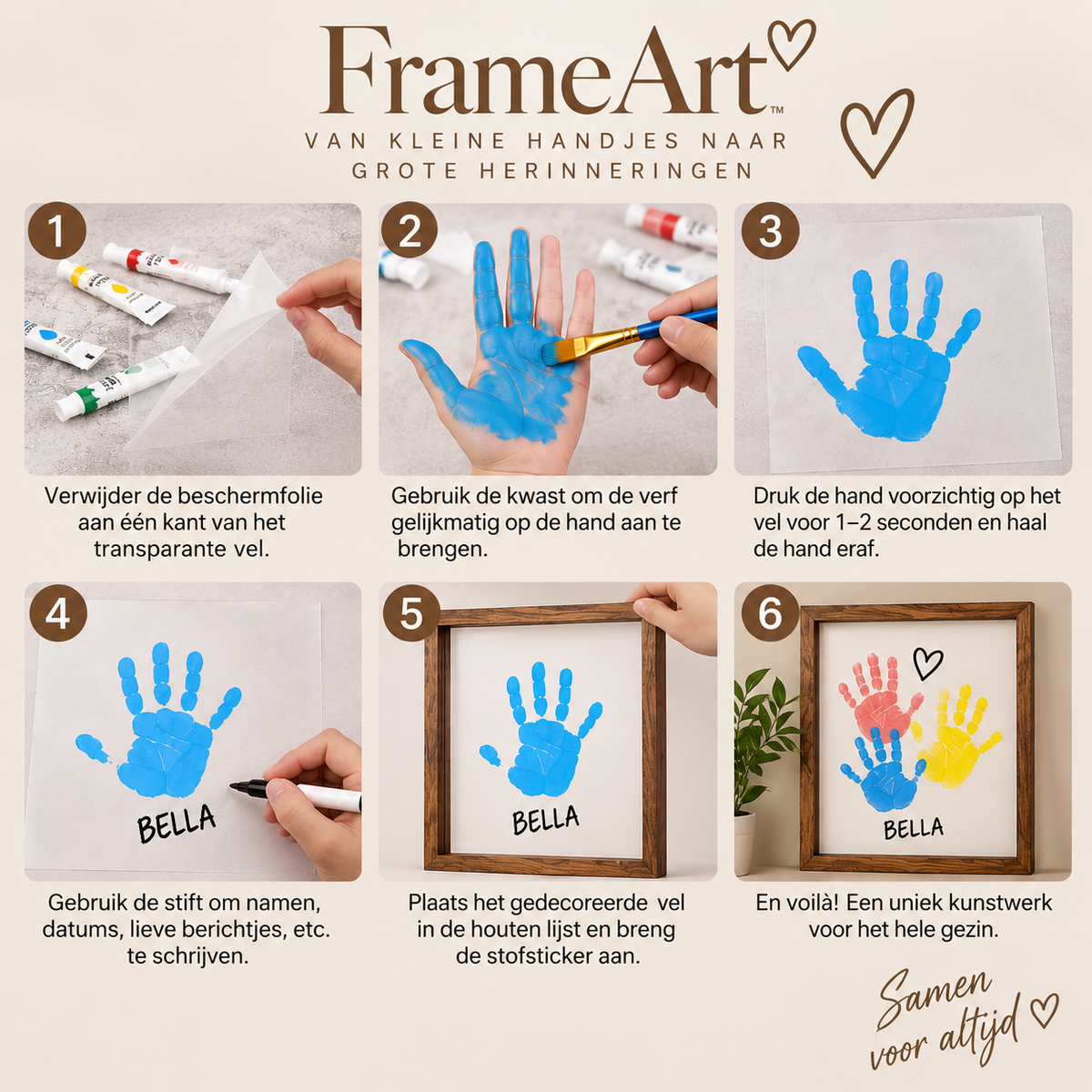 FrameArt™ Handafdruklijst Kit