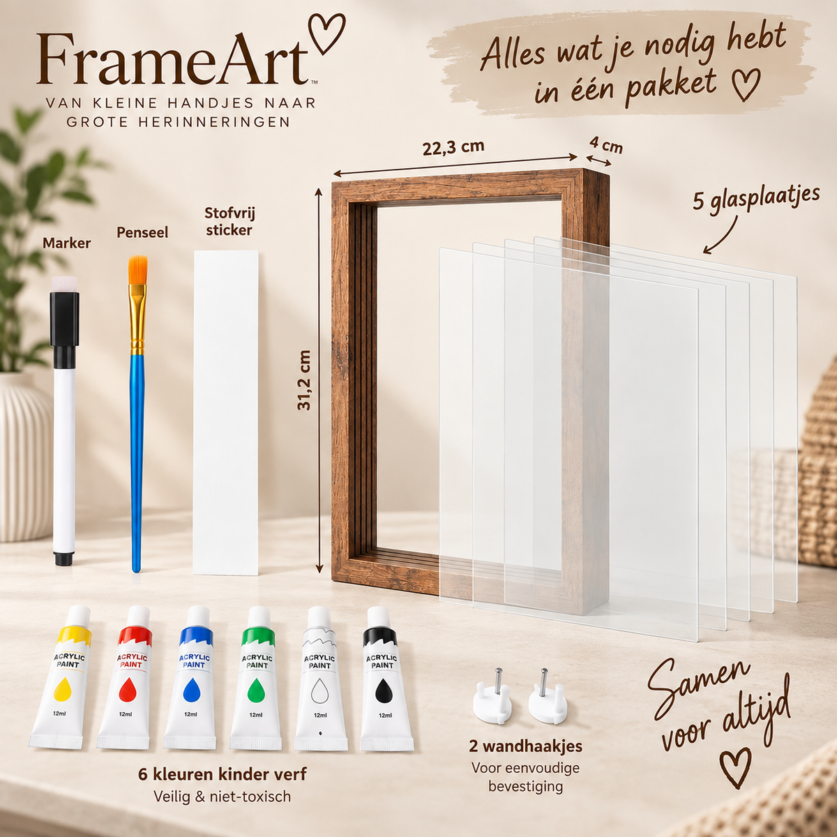 FrameArt™ Handafdruklijst Kit