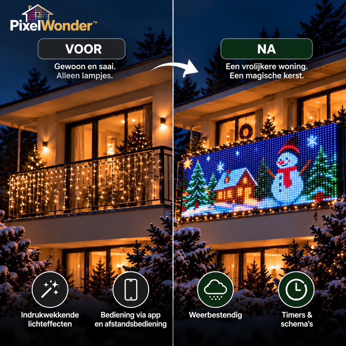 PixelWonder-Magisch Smart Lichtgordijn