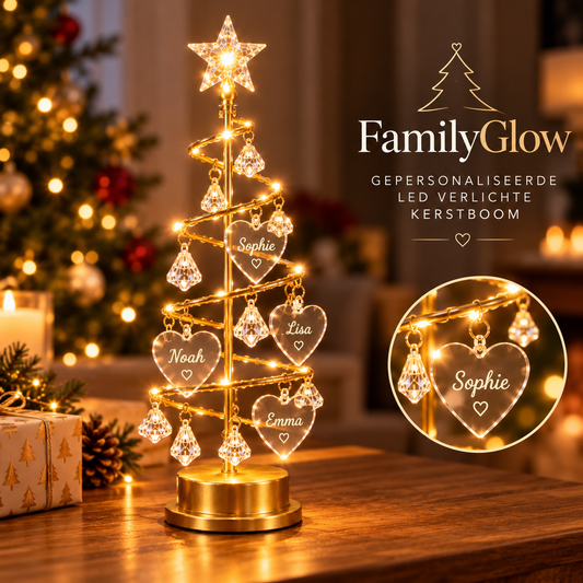 FamilyGlow- Gepersonaliseerde Kerstboomlamp