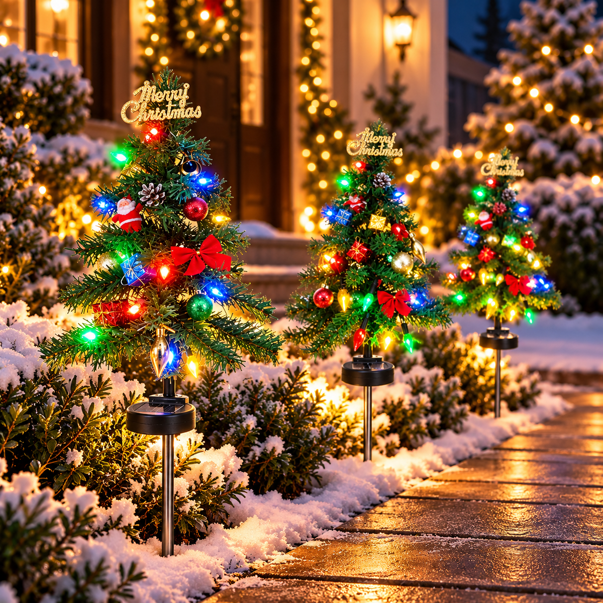 TWINKLETREE™ | Solar Kerstboompje met LED Verlichting 🎄✨