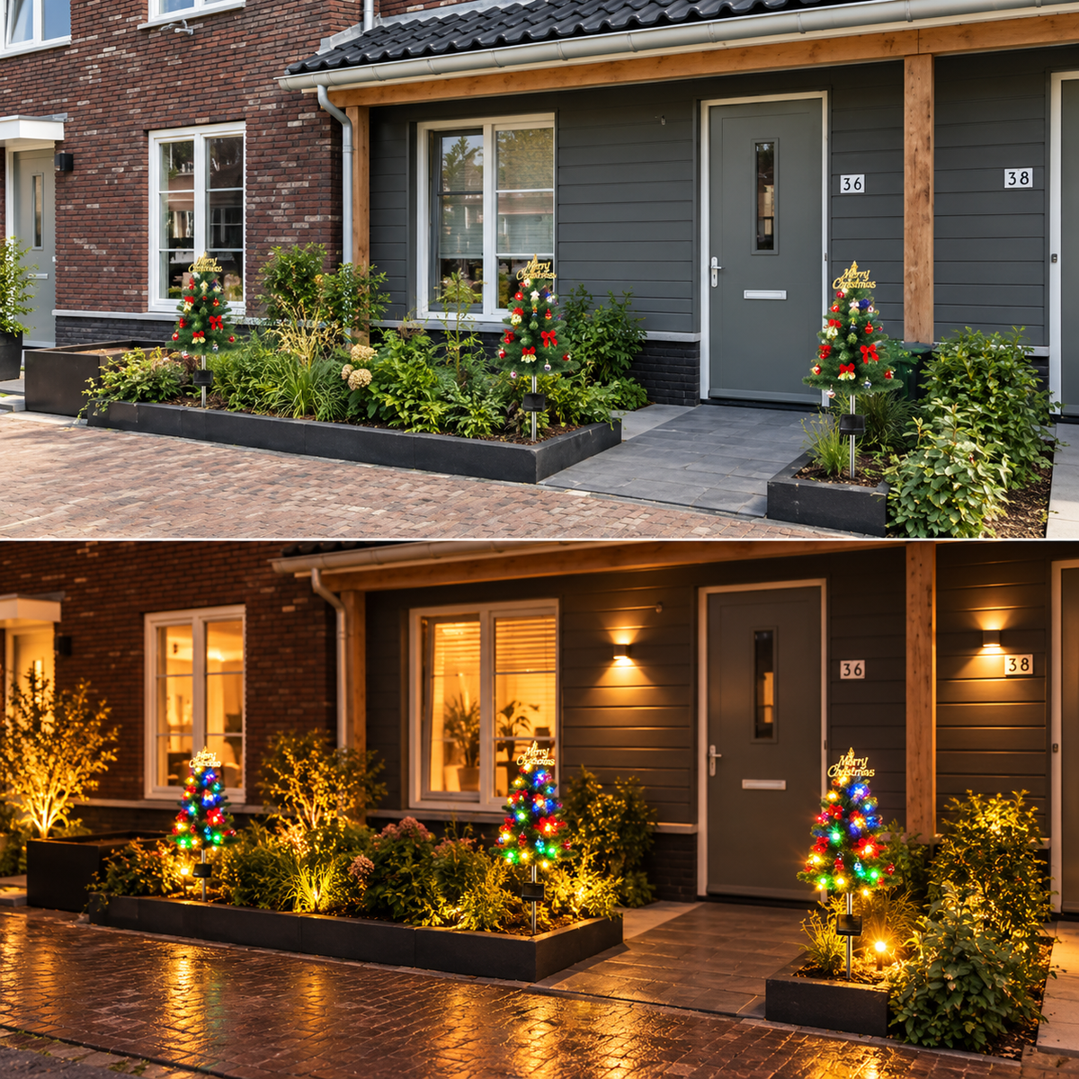 TWINKLETREE™ | Solar Kerstboompje met LED Verlichting 🎄✨