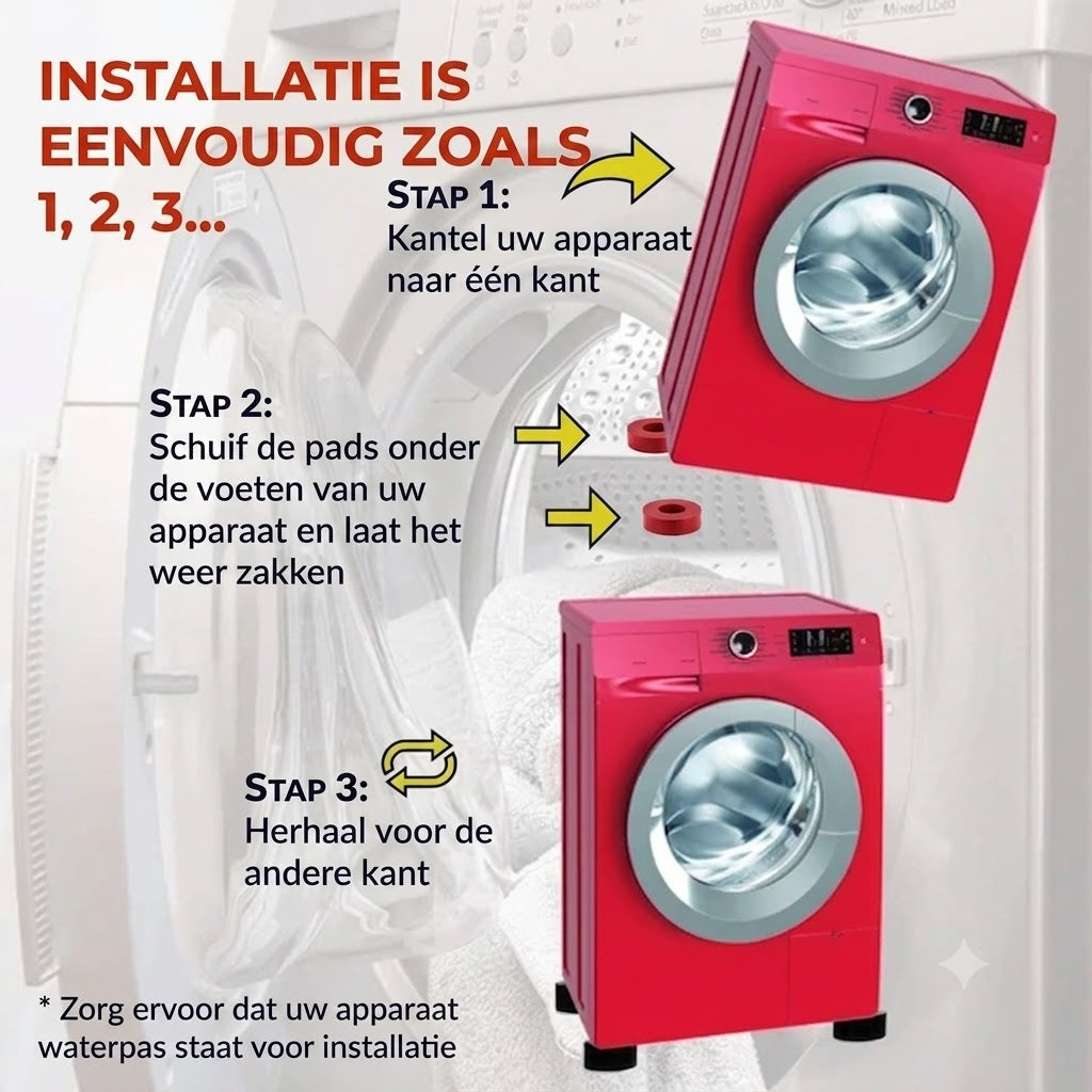 VibeGuard-Wasmachine Trillingsdempers