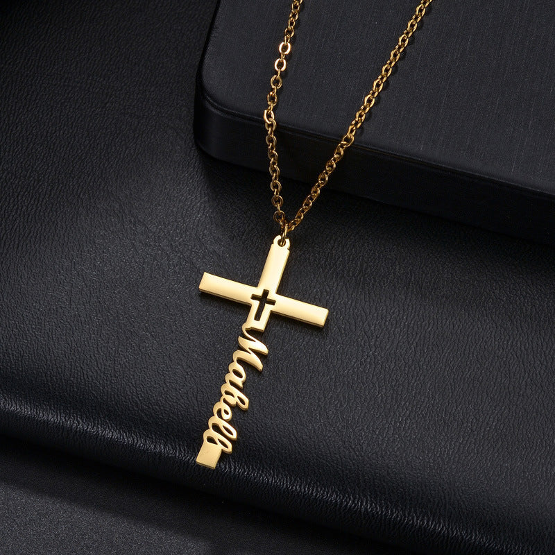 NicheStyle- Kruis Hanger NaamKetting