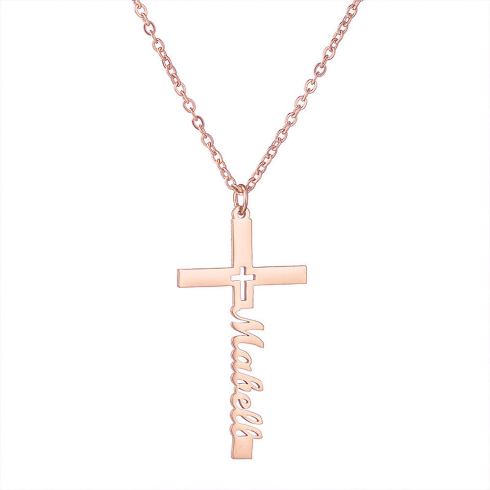 NicheStyle- Kruis Hanger NaamKetting