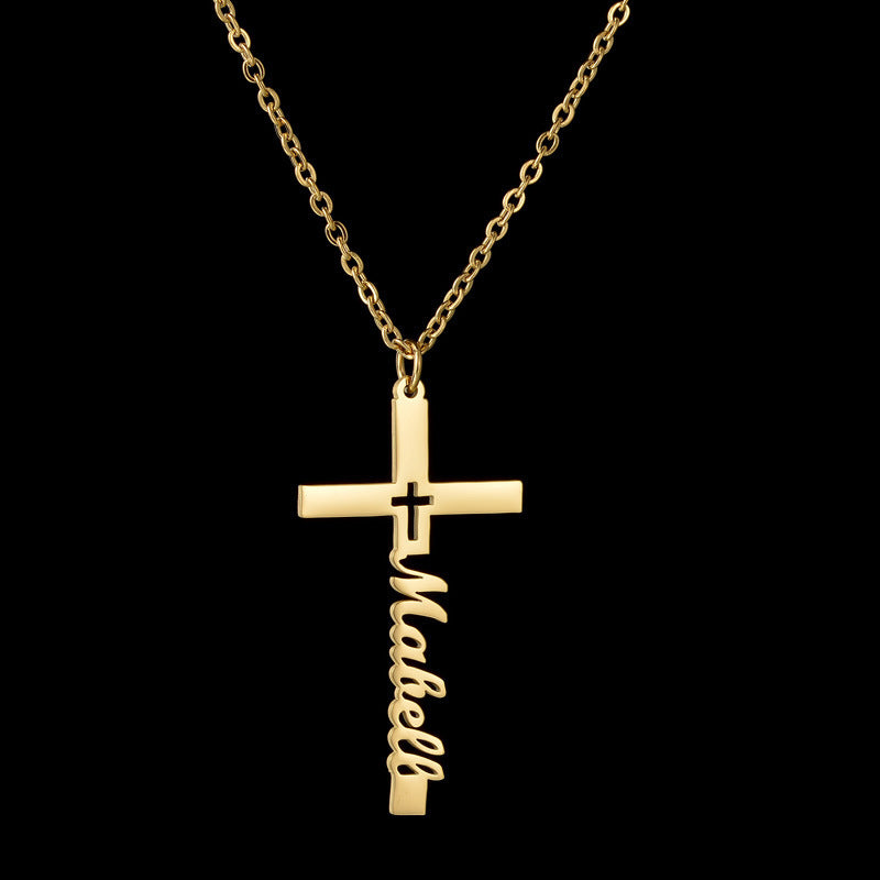 NicheStyle- Kruis Hanger NaamKetting