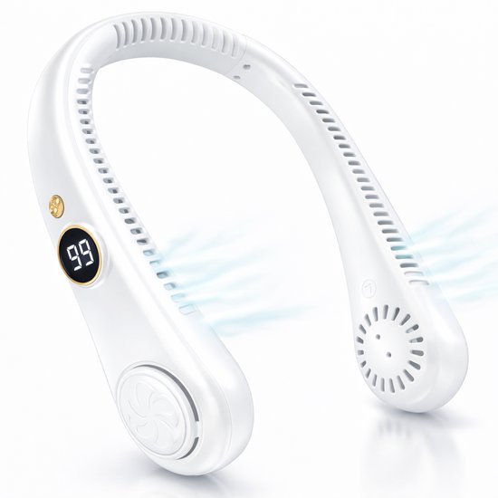 BreezeMate™ Oplaadbare Nekventilator – Handsfree Verkoeling Overal & Altijd