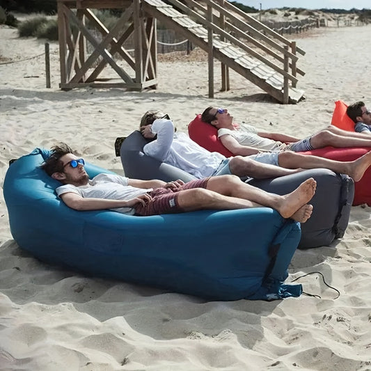 AirLounge™ Opblaasbare Ligbank – Ultiem Buiten Comfort | Geen Pomp Nodig