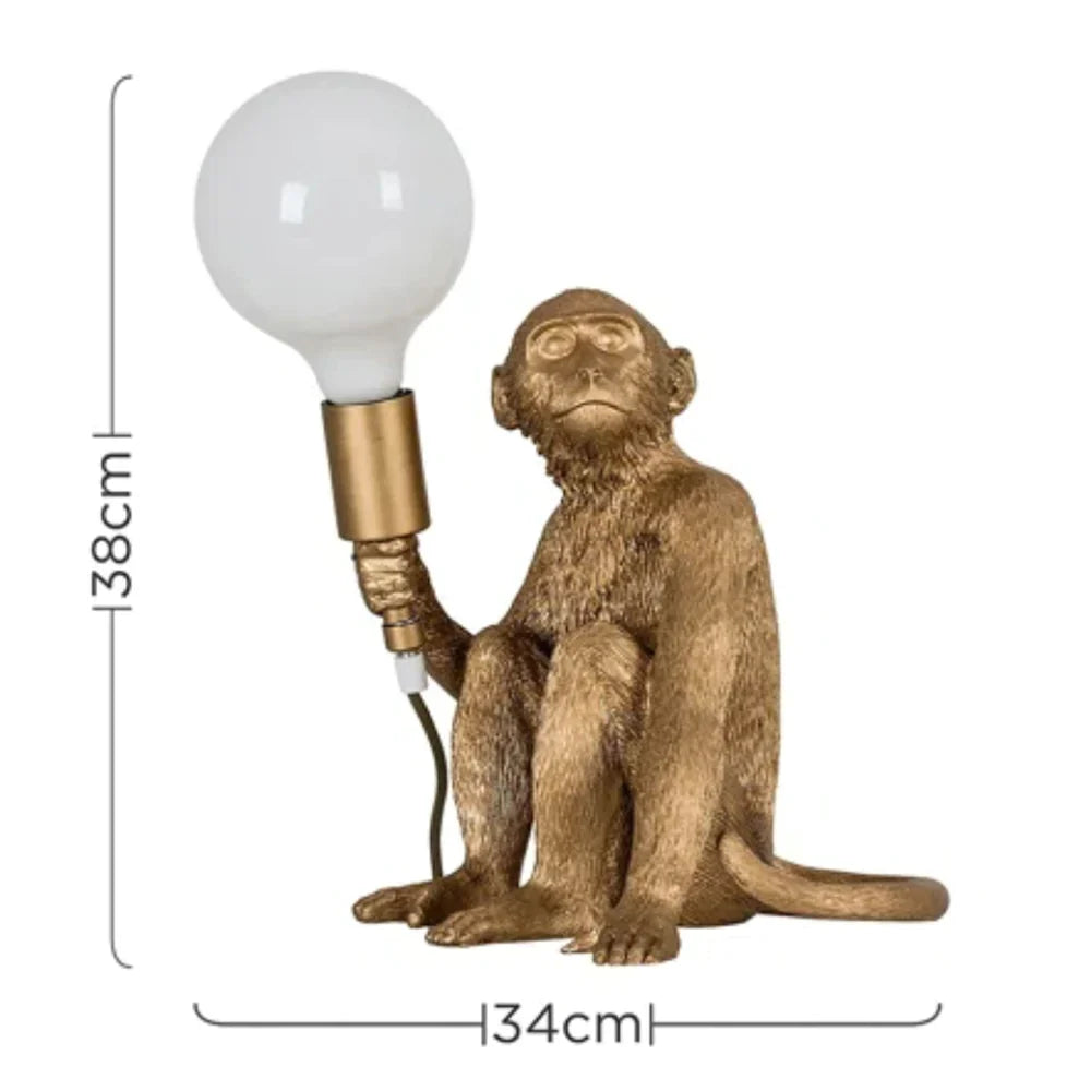 QuirkyGlow™ Gouden Tafellamp