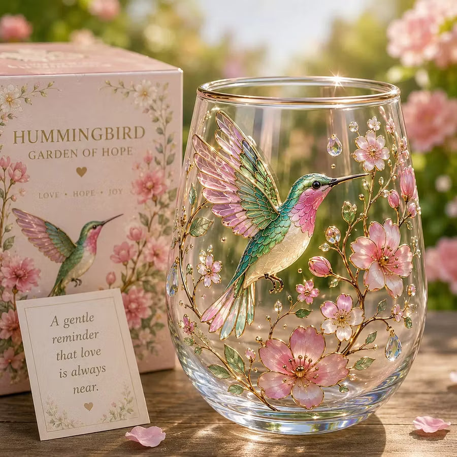 NatureArt™ Handgeschilderde Drinkglazen – Uniek Kunstwerk in Glas