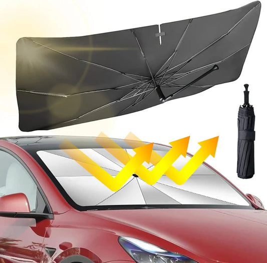 SunShield™ Opvouwbaar Zonnescherm | Houd je Auto Koel & UV-Vrij