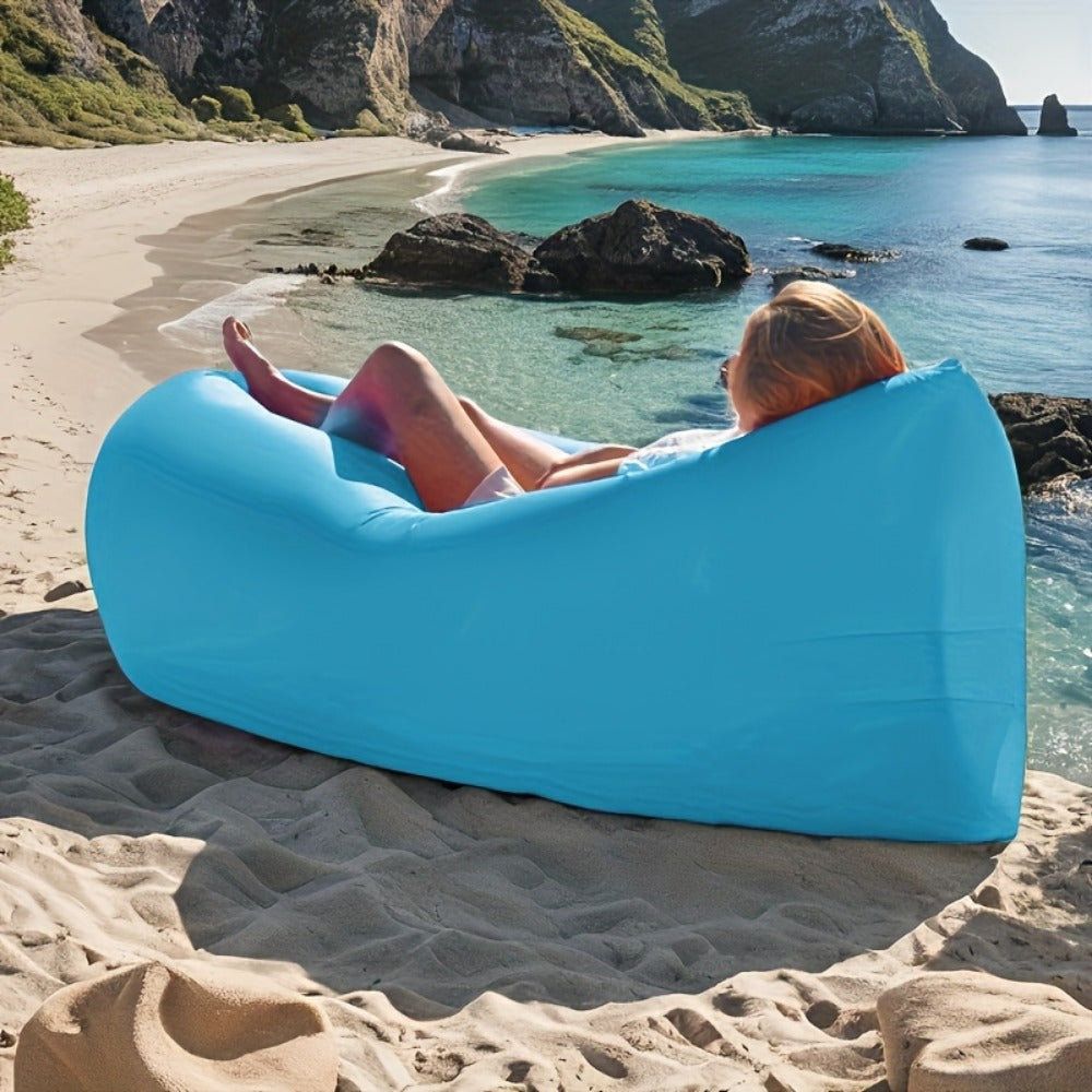 AirLounge™ Opblaasbare Ligbank – Ultiem Buiten Comfort | Geen Pomp Nodig