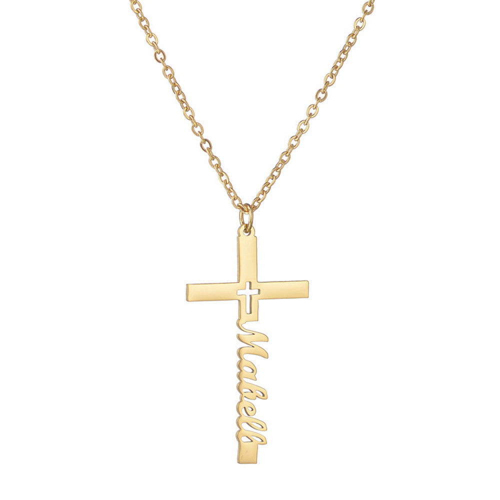 NicheStyle- Kruis Hanger NaamKetting