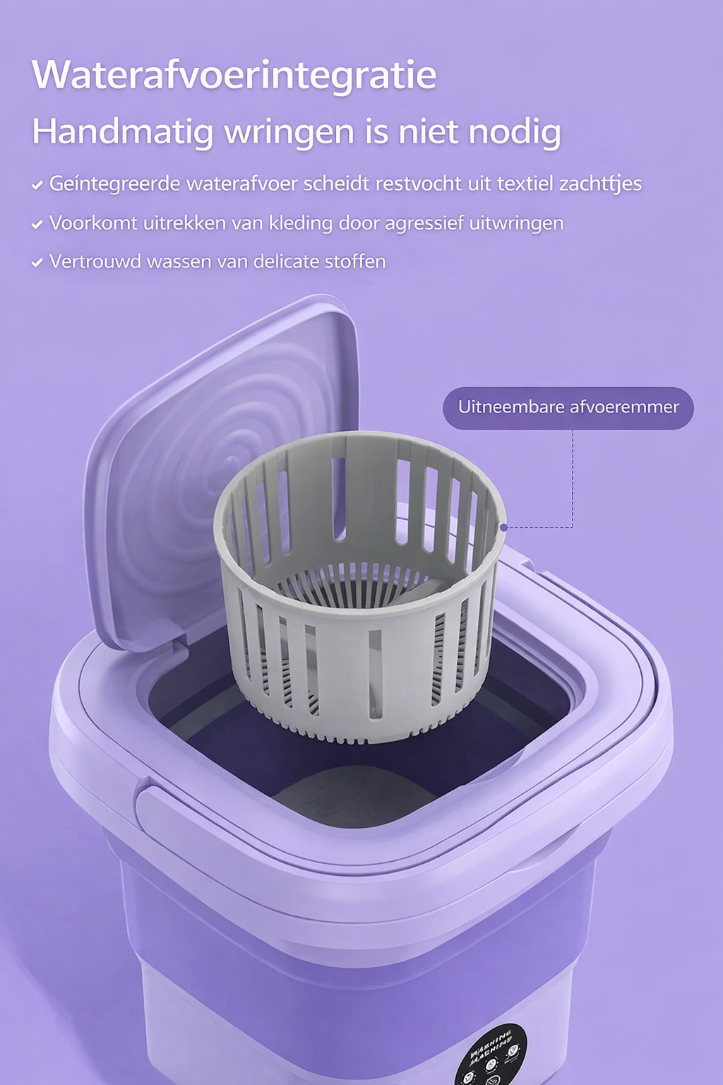 WashBuddy™ Compacte Wasmachine