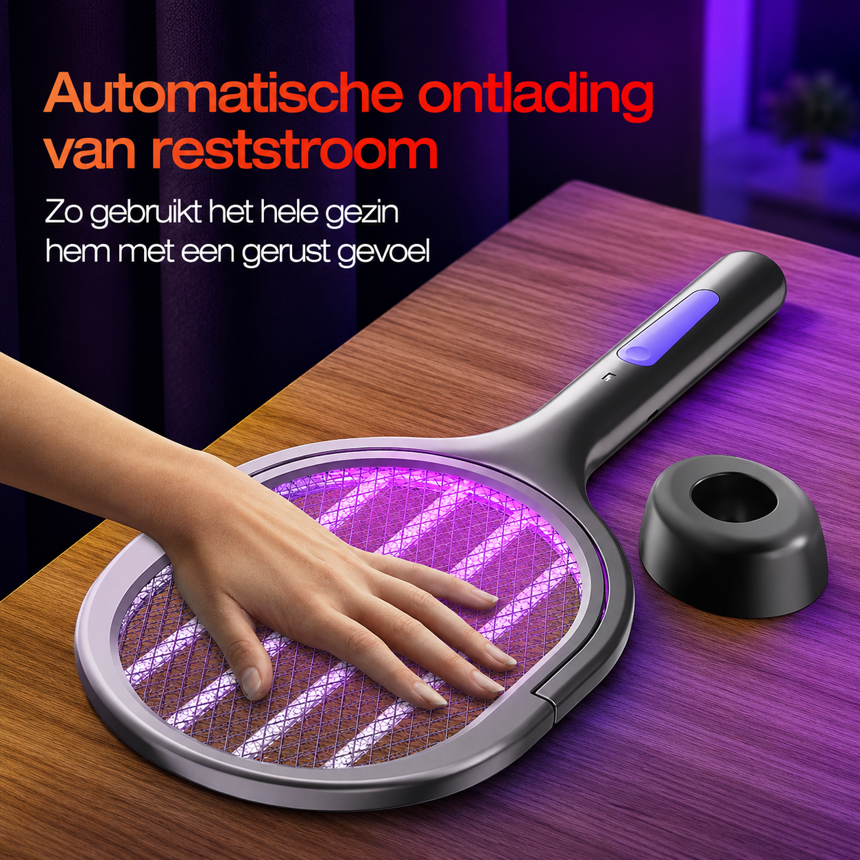 Bugbuster™ | Elektrische Muggen & Vliegen Killer met Uitschuifbare Steel – 50% Korting