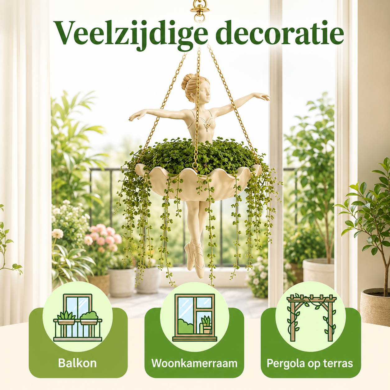 BalletDance™ Hangende Plantenhouder