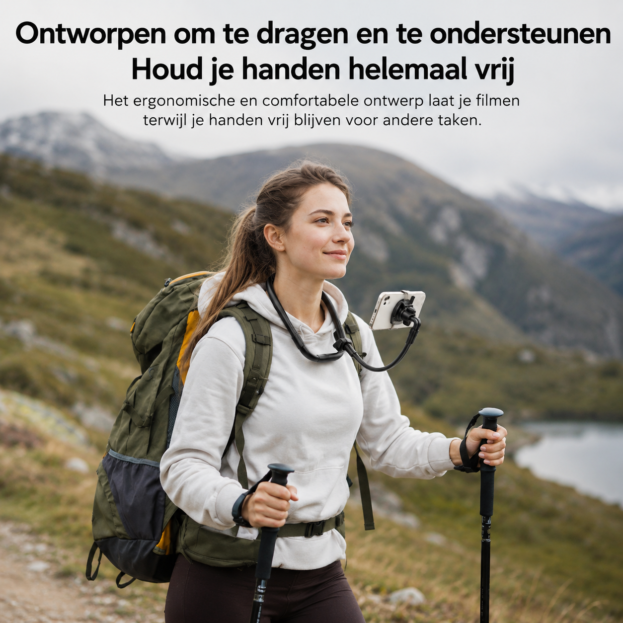 ViewEase™- Je telefoon altijd perfect in beeld
