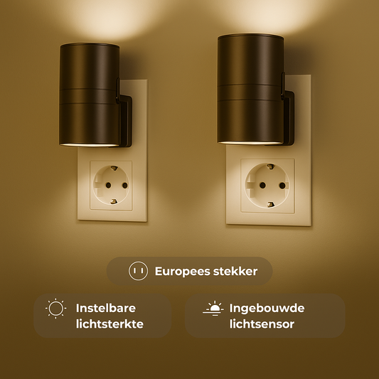 GlowSmart™ Slimme Wandlamp met Lichtsensor – Automatisch Licht, Altijd de Juiste Sfeer