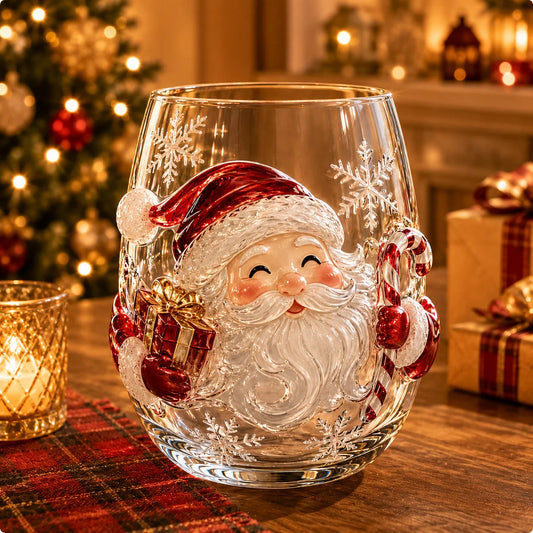 FestiveSip-3D Glazen Kerstbekers