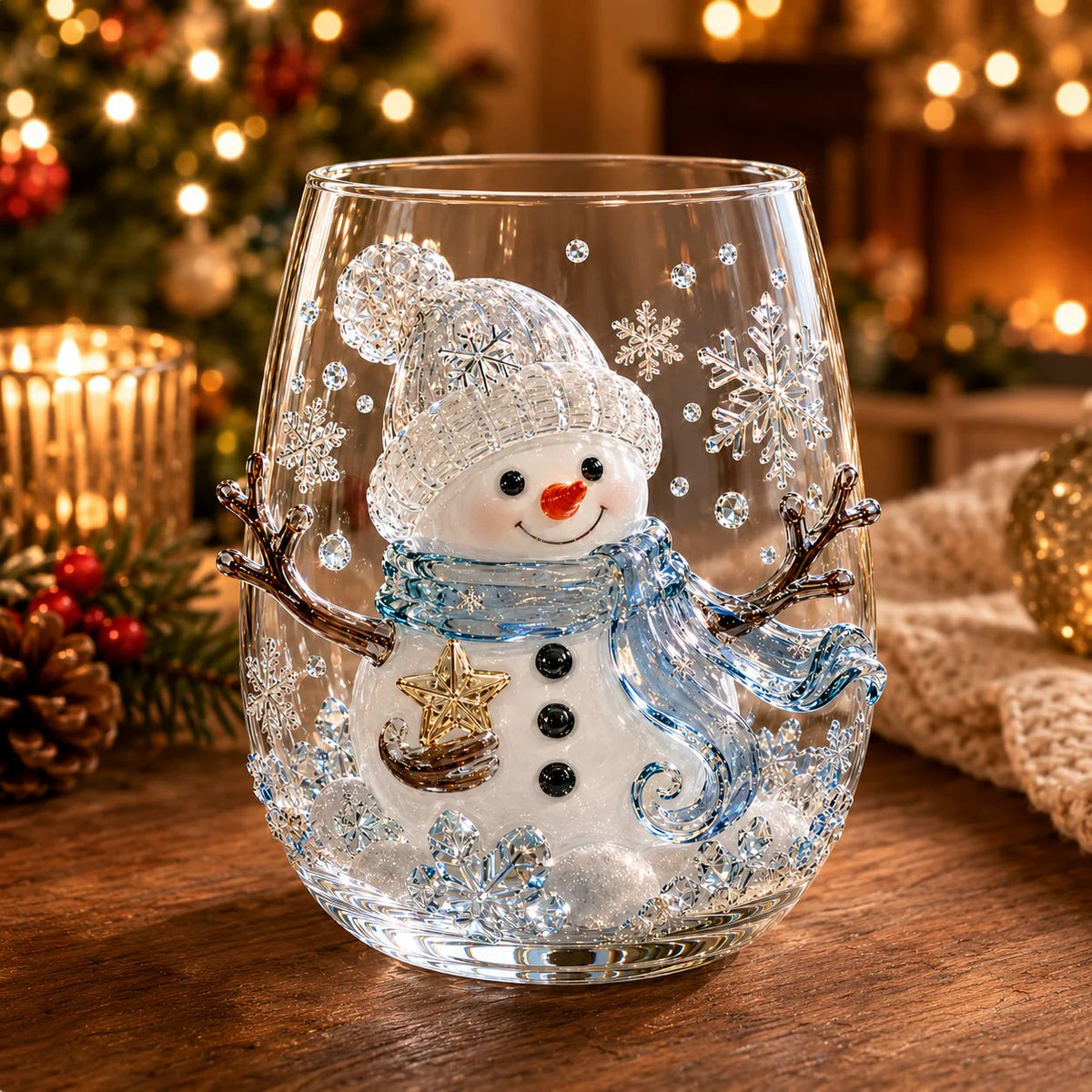FestiveSip-3D Glazen Kerstbekers