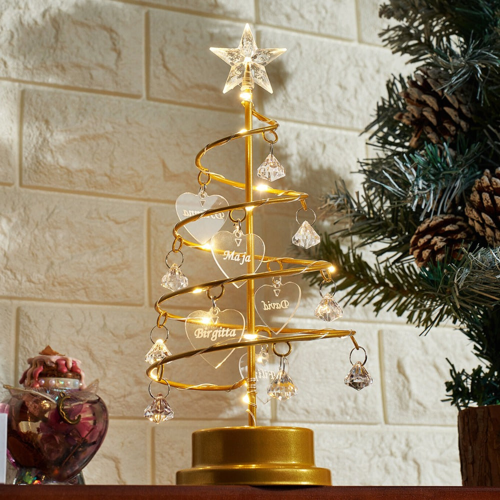 FamilyGlow- Gepersonaliseerde Kerstboomlamp