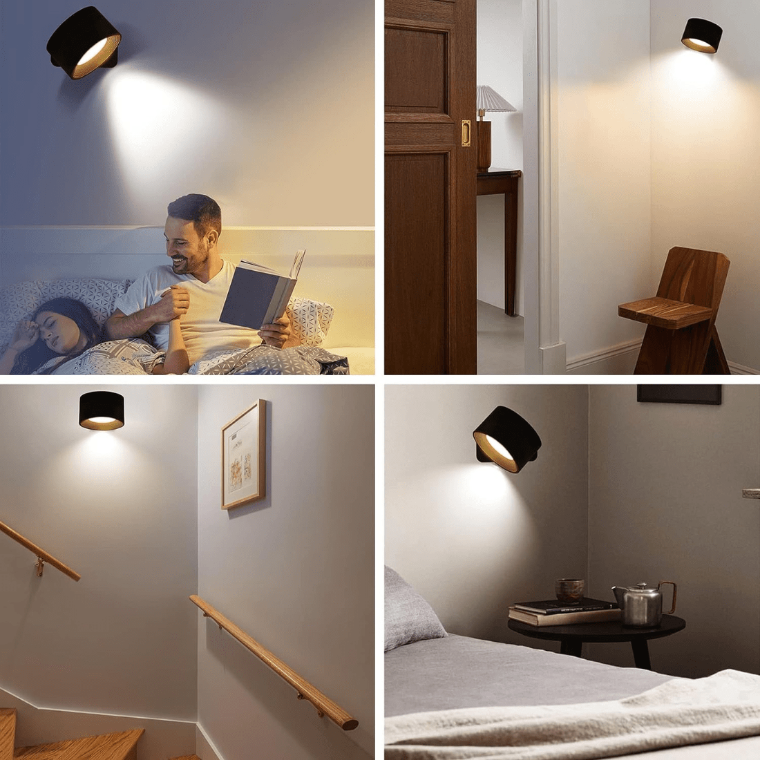LumiFlex™ Draadloze Wandlamp
