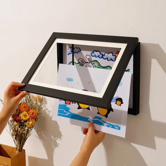 ArtMagnet™ Magnetische Kinderkunstlijst – Wissel Kunstwerken in Seconden, Zonder Gedoe