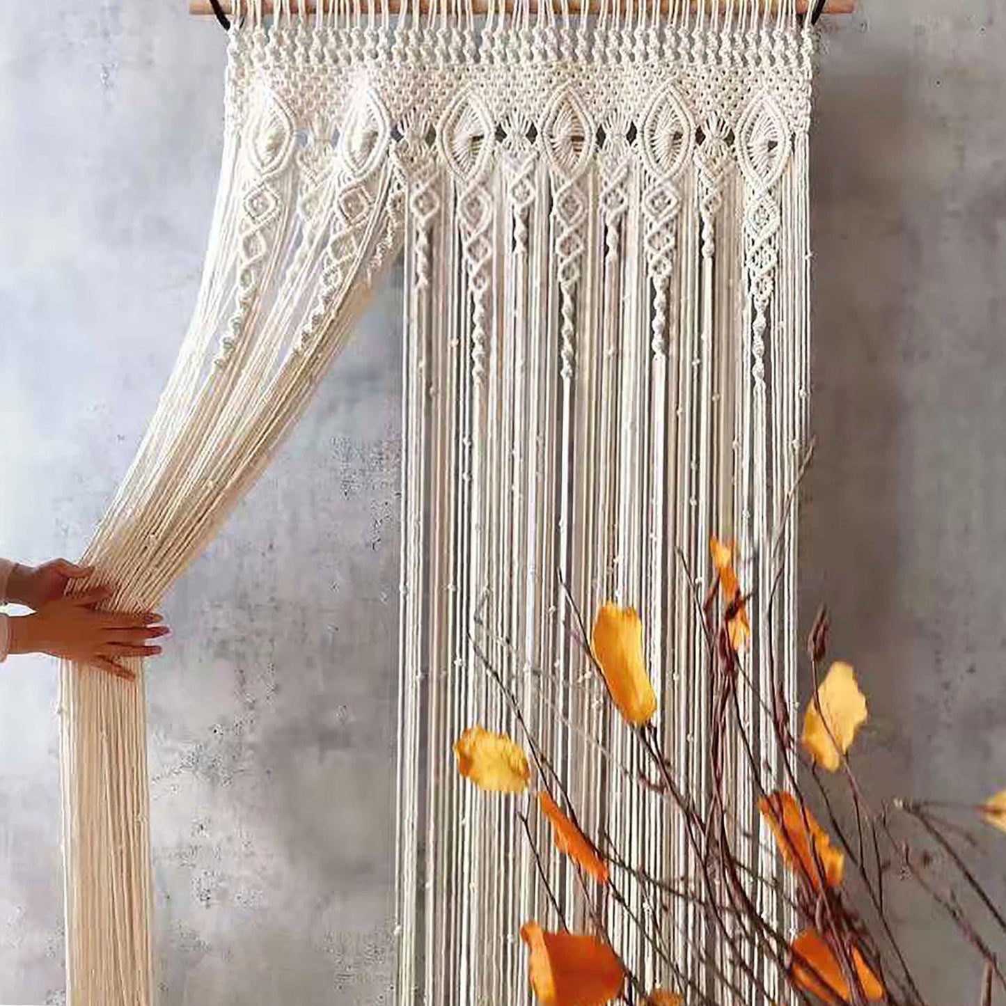 BohoCharm™ Macramé Gordijn