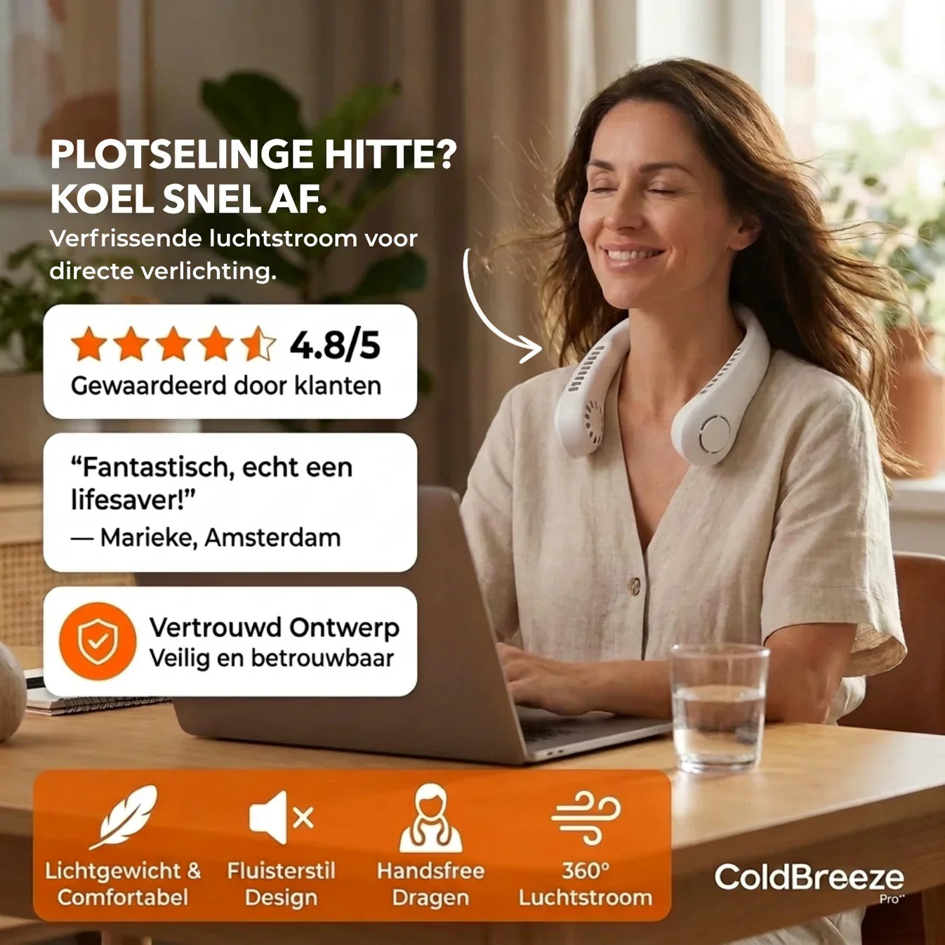 BreezeWave™ Handsfree Ventilator