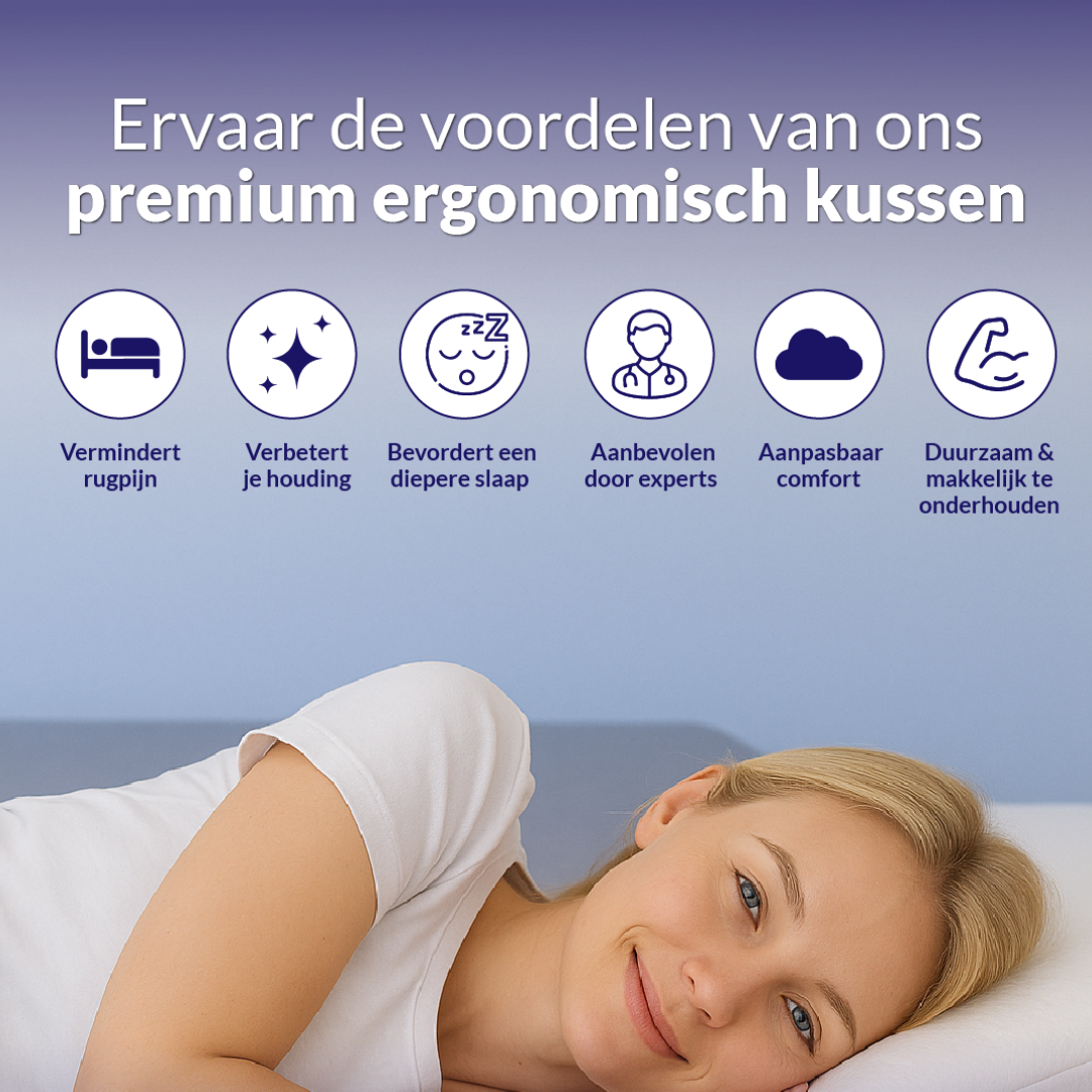 SleepWell™ Ergonomisch Kussen